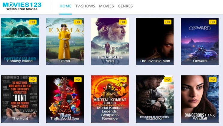 Free Movies Online At Movies123.com